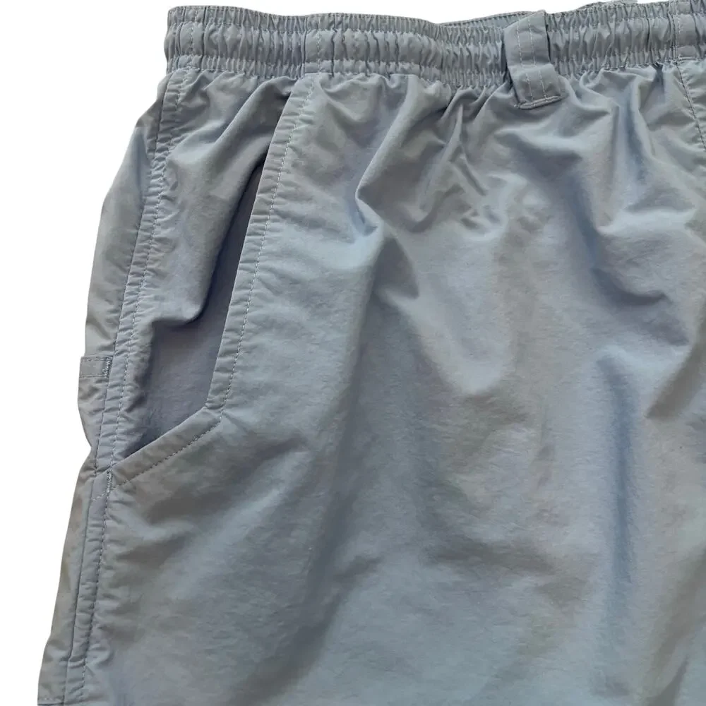 Columbia PFG Omni Shade Fishing Shorts Blue Swim Shorts Swimming Trunks Mens XL